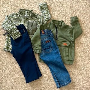 Cute boys 12 month fall/winter outfits, namebrand